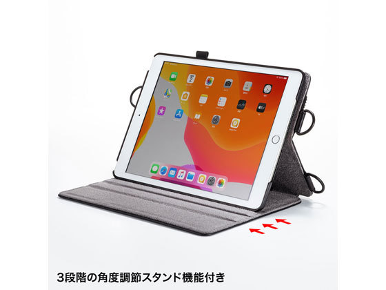 [ ваш заказ ] Sanwa Supply iPad 10.2 дюймовый подставка c функцией плечо ремень кейс 