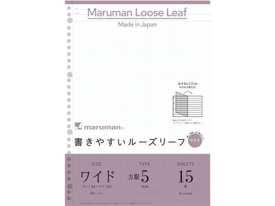 Maruman документ .... Roo z leaf широкий A4(A3) person глаз .L1197