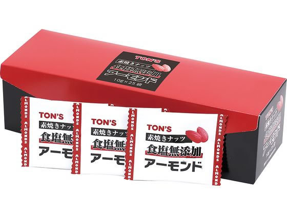 東洋ナッツ 素焼きアーモンド 小分け 個包装 10g×25袋入×1箱の商品画像