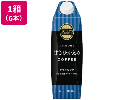 TULLY'S COFFEE タリーズコーヒー MY HOME BLACK COFFEE 1000ml×12本