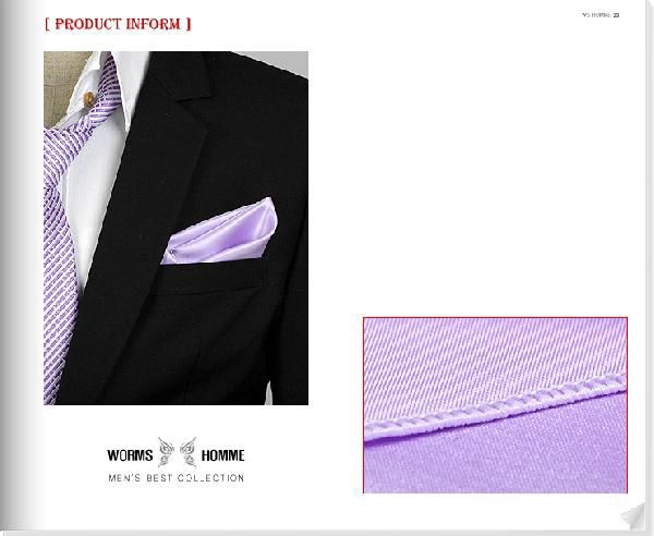 .... глянец. pocket square атлас ткань light purple! PC02