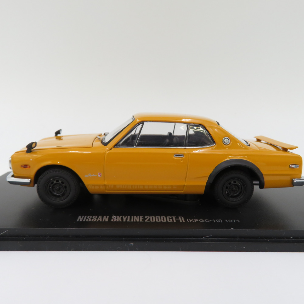 京商 ニッサン スカイライン GT-R （KPGC10/2ドア/エンジン付） （オレンジ） （1/43スケール 京商オリジナル K05516P） おもちゃのミニカーの商品画像