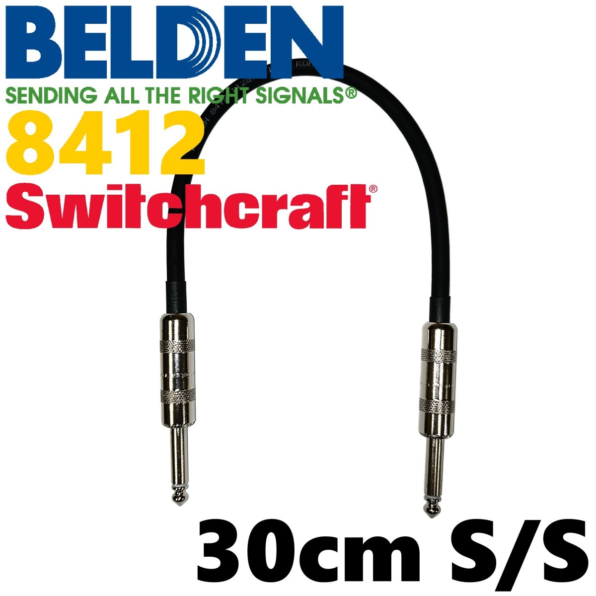 BELDEN 8412 соединительный кабель 30cm S-S( переключатель craft )