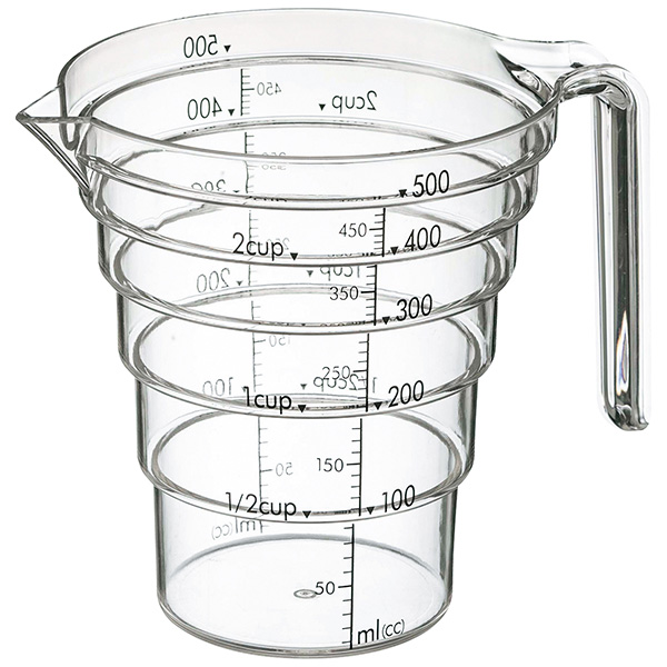 LAYER 段々計量カップ レイヤー 500ML（クリア）2547の商品画像