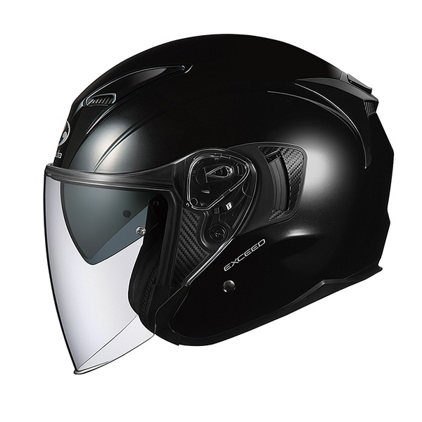 OGK Kabuto EXCEED Lサイズ（59-60cm） ブラックメタリック EXCEED バイク用　ジェットヘルメットの商品画像