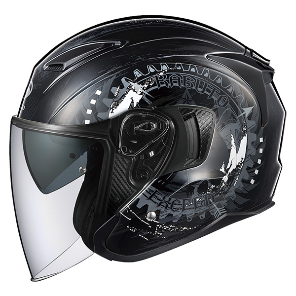 OGK Kabuto EXCEED DARKNESS Mサイズ（57-58cm） ブラックガンメタ バイク用　ジェットヘルメットの商品画像