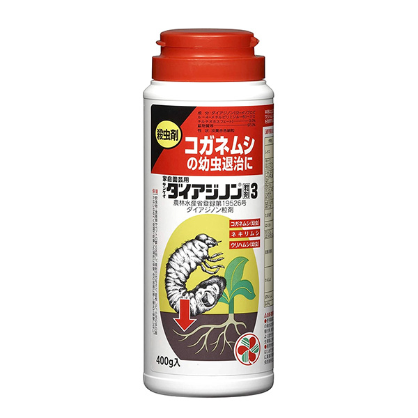 KINCHO園芸 KINCHO園芸（旧住友化学園芸）家庭園芸用サンケイダイアジノン粒剤3 400g×1個 園芸用害虫駆除、忌避剤の商品画像