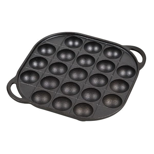 スプラウト 鉄鋳物製たこ焼きプレート 21穴 HB-6218の商品画像
