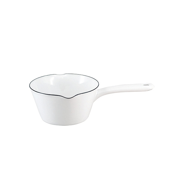 富士ホーロー ミルクパン 目盛付 14cm N-14Mの商品画像