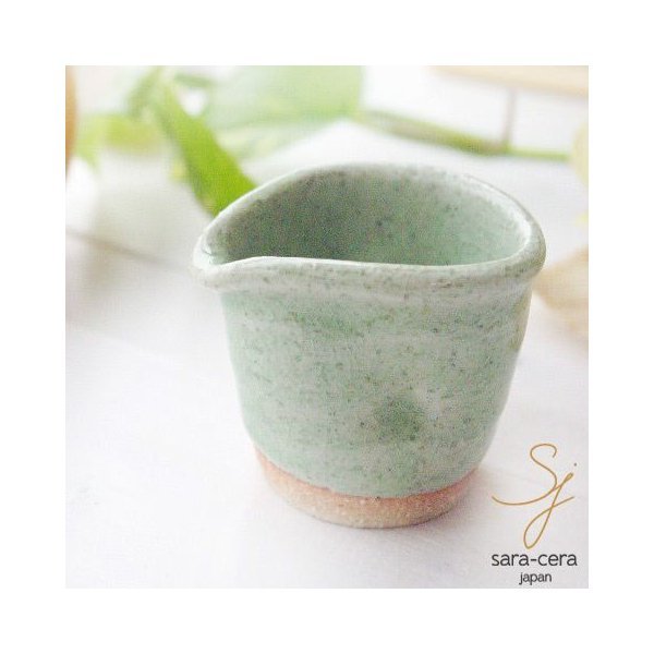  pine . kiln new green green . one-side . creamer milk pitcher S size Japanese-style tableware ceramics milk pot small 
