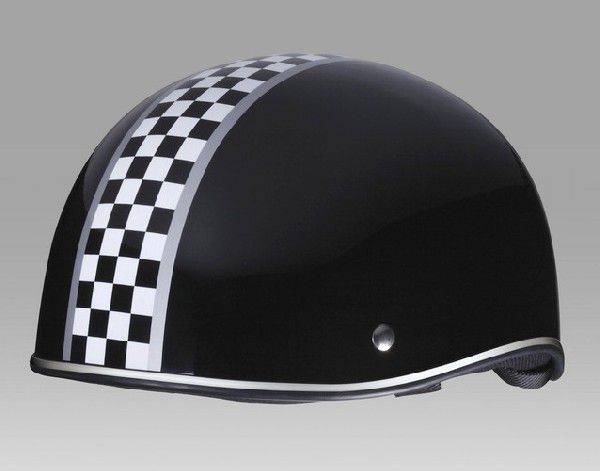  regular agency Uni car industry BH-08K duck tail style helmet checker pattern ( color / black ) unicar here value 