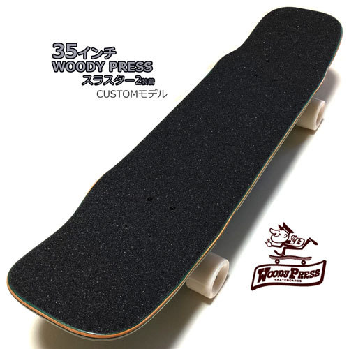 35 дюймовый (89cm) WOODY PRESS PARTS SELECT THRUSTER2 woody - Press 65mm 78A Wheel SURF SKATEBOARD Surf скейтборд 
