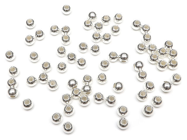 SILVER925 стопор бисер 3mm[3ko распродажа ] / SV-875BZ