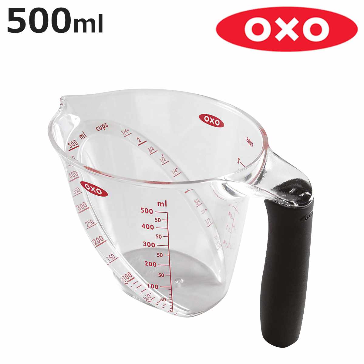 OXO（キッチン用品） OXO アングルドメジャーカップ（中）500ml 1114980 計量カップの商品画像