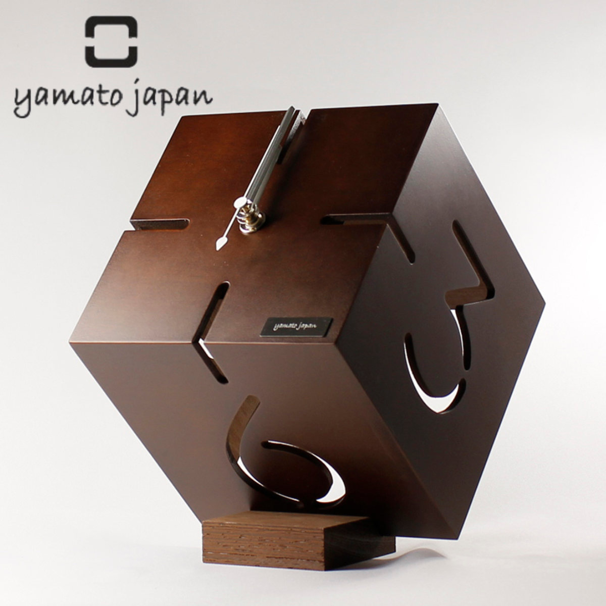 ヤマト工芸 ヤマト工芸 PUZZLE STAND Mタイプ 置き時計 YK09-106-a（ブラウン） 置き時計の商品画像