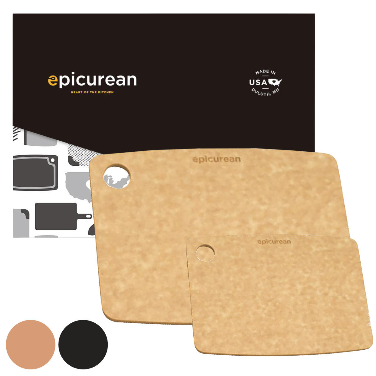 エピキュリアン カッティングボード 2枚セットの商品画像