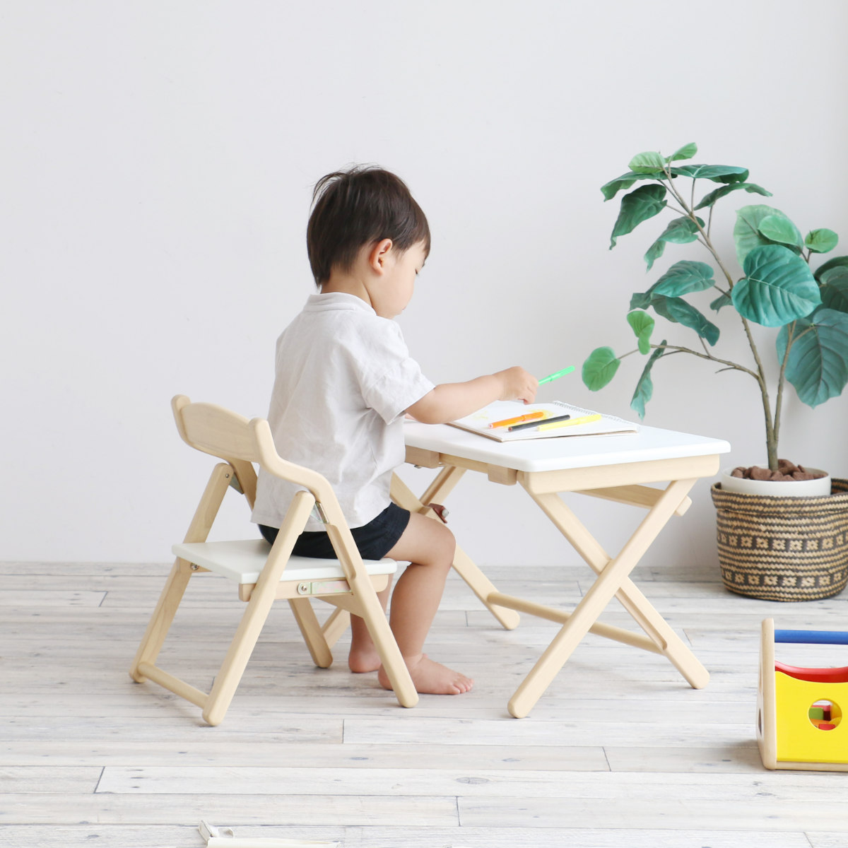 大和屋 ノスタ ラージデスク W840×D580×H470mm 子供用学習机 - 最安値