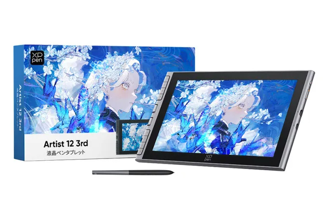 XPpen Artist 12 3rd （シルバー） Artist パソコン用ディスプレイ