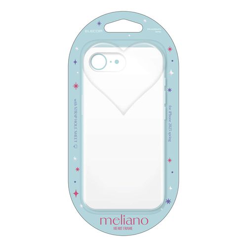 iPhone 16e ソフトケース ハートフレーム PM-A25SUCHCR（クリア）の商品画像