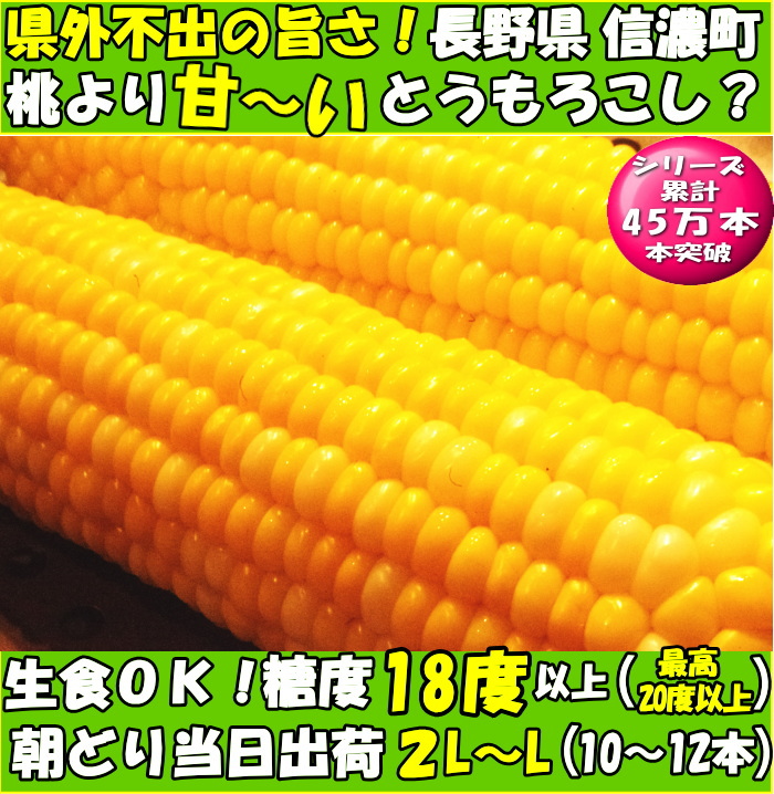 45 десять тысяч книга@ прорыв персик .... кукуруза A товар 2L~L 10~1 2 шт сырой . еда ... префектура вне не ... утро .. тест Nagano . средний изначальный 