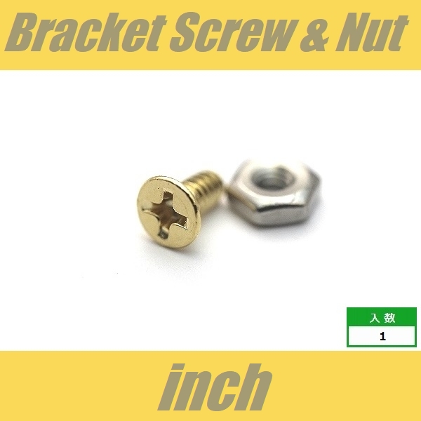  bracket installation screw & nut -inch Gold pick guard plate head screw screw screw 