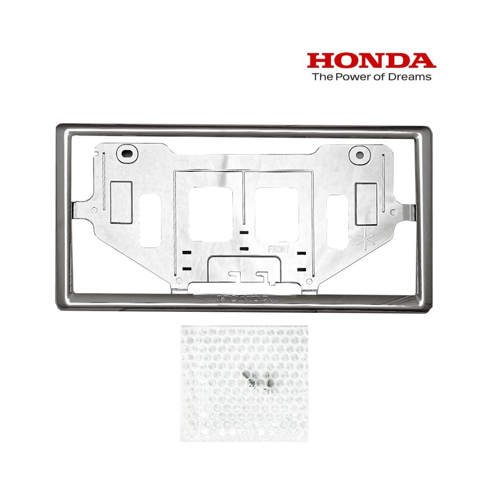 08P25-PD1-001A license frame front number frame plating Honda original N-BOX Vezel Step WGN etc. 