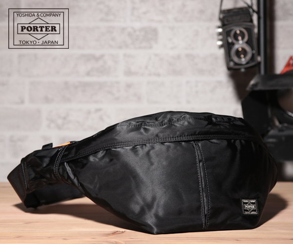  Poe tartan car waist bag (L) 622-76628 ( color : black )