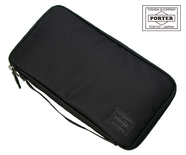 吉田カバン PORTER DILL TRAVEL WALLET 653-09110 （ブラック） PORTER DILL（PORTER） メンズ長財布の商品画像
