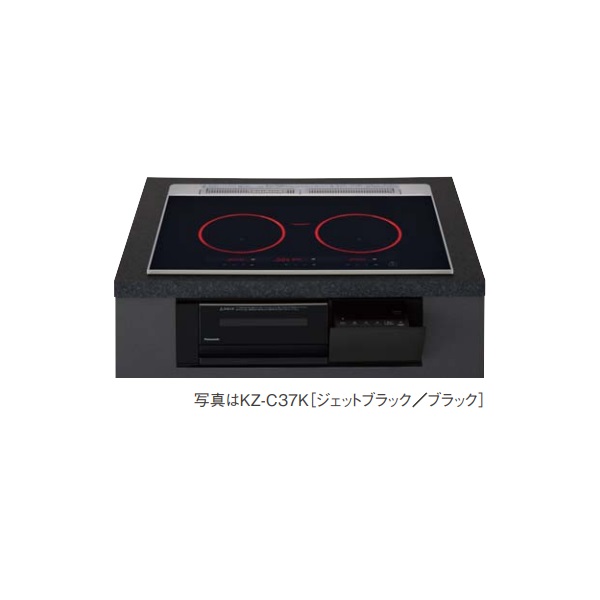 Panasonic IHクッキングヒーター Cシリーズ KZ-C36K （ブラック） ビルトインIHクッキングヒーターの商品画像