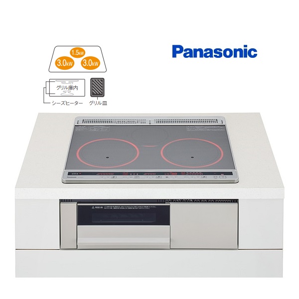 Panasonic IHクッキングヒーター KZ-K33XST ビルトインIH