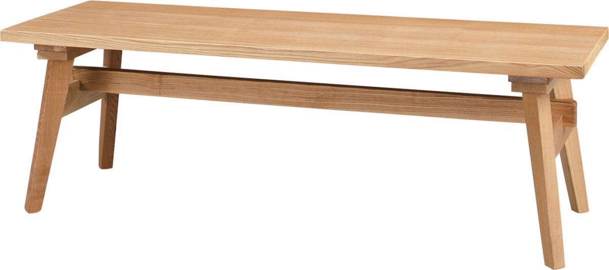 無印良品 木製ベンチ 大 ラバーウッド材 100×30×44cm 良品計画 ベンチ 