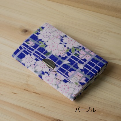  card-case lady's Sakura .. business card case stylish peace modern 