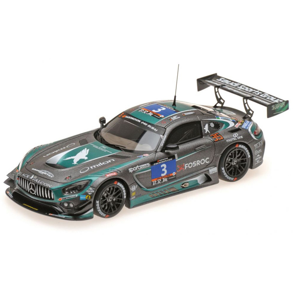 メルセデス ベンツ AMG GTBLACK FALCON ドバイ 24H 2016 （1/43スケール MINICHAMPS 437163003）