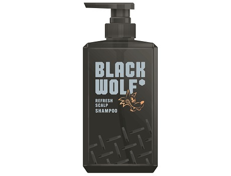 大正製薬 ブラックウルフ リフレッシュ スカルプシャンプー ポンプ 380ml×1個 BLACK WOLF（大正製薬） メンズシャンプー、リンスの商品画像