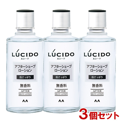 LUCIDO LUCIDO アフターシェーブローション 125ml×3本 シェービングフォーム、ローションの商品画像