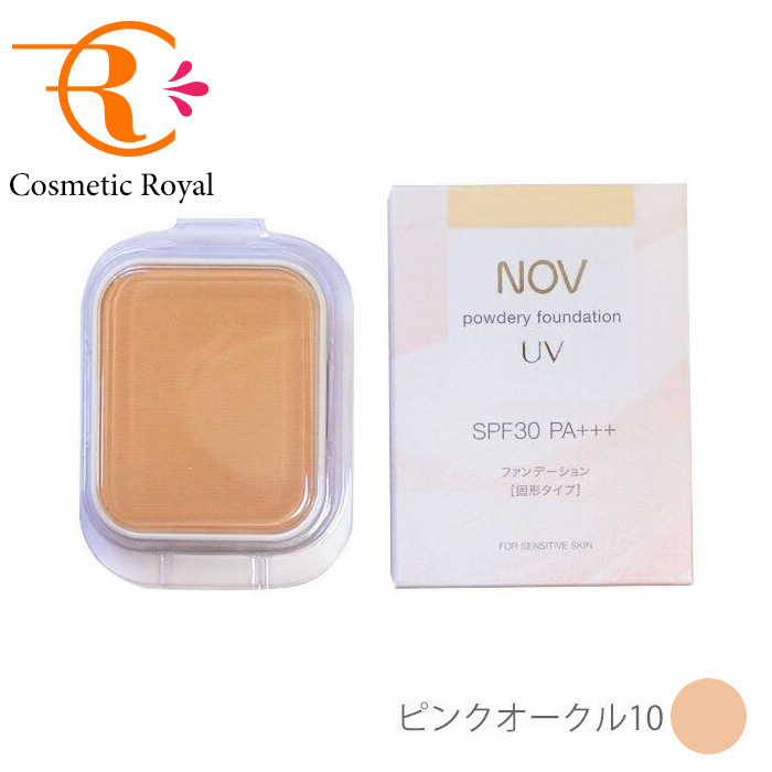 NOV パウダーファンデーション UV SPF30 NOV ノブ パウダリーファンデーションUV オークル30 レフィル パウダー