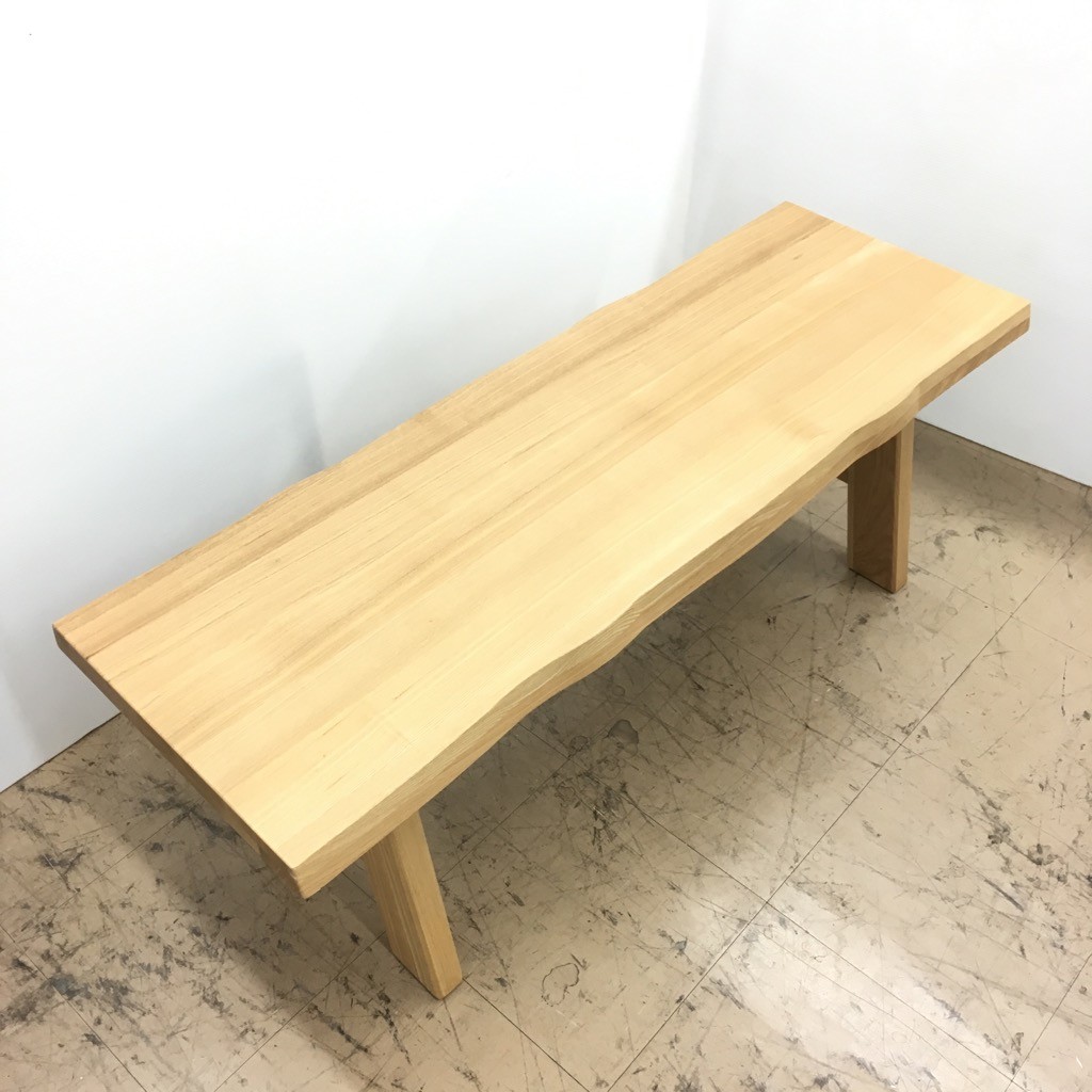  б/у You верх forest bench FRB-118 натуральное дерево японский ясень 118×40×42 прекрасный товар 