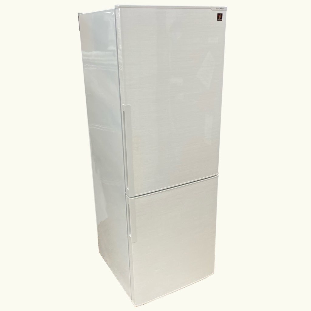 SHARP/シャープ 2018年 SJ-PD27D-W冷蔵庫　271L ホワイト SHARP 中古 店舗近郊送料格安プラズマクラスター 271L 2ドア
