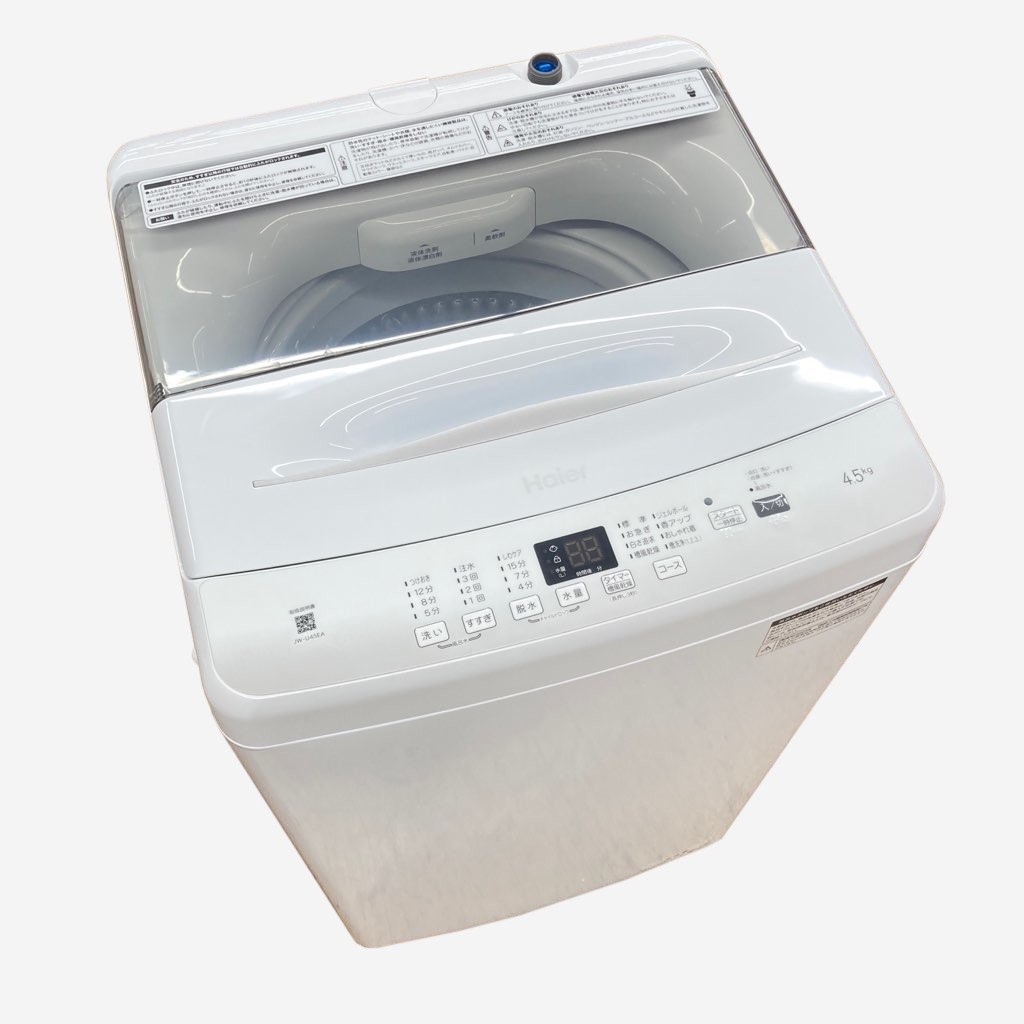 Yahoo!オークション- 4.5kg 全自動洗濯機 JW-U45EA-W （ホワイト）の