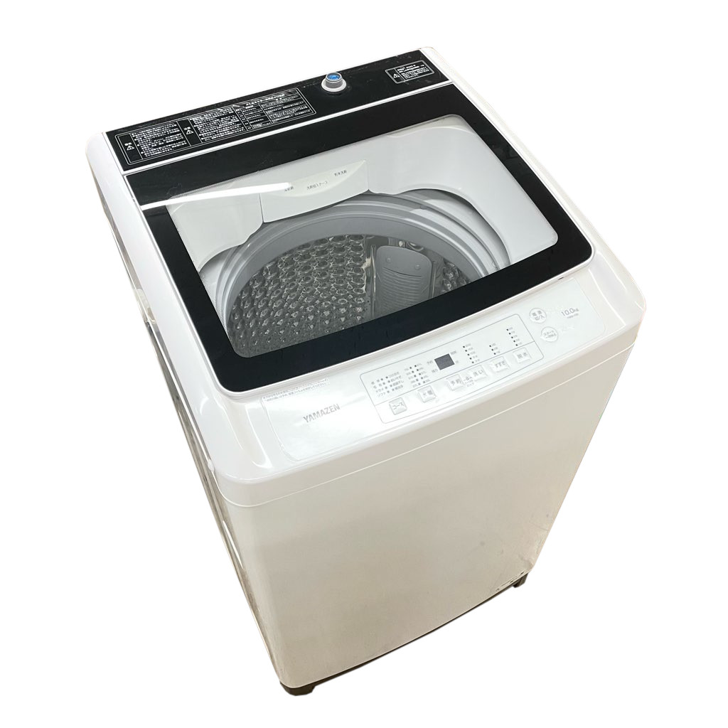 山善 10kg 洗濯機 YWM-100 （W） （ホワイト） 洗濯機本体 - 最安値