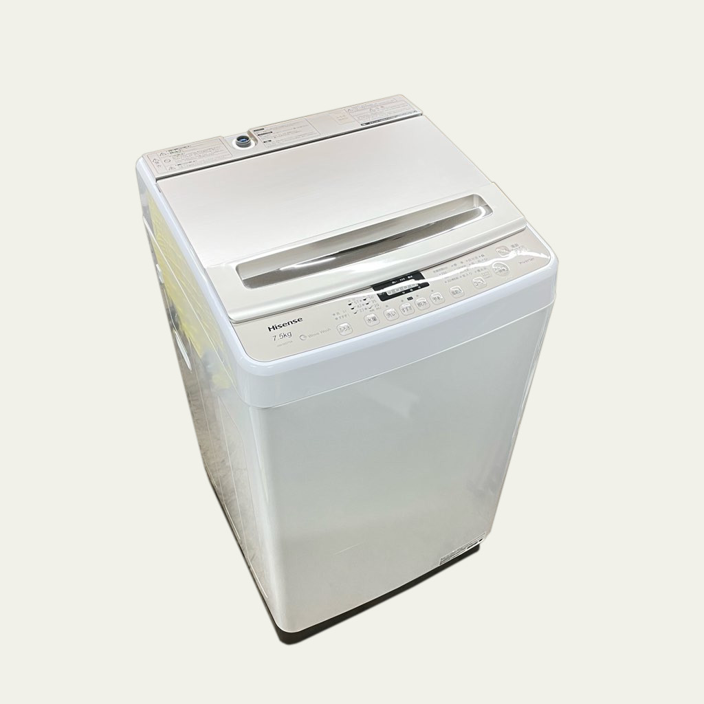 ハイセンス 7.5kg 全自動洗濯機 HW-DG75A 洗濯機本体 - 最安値