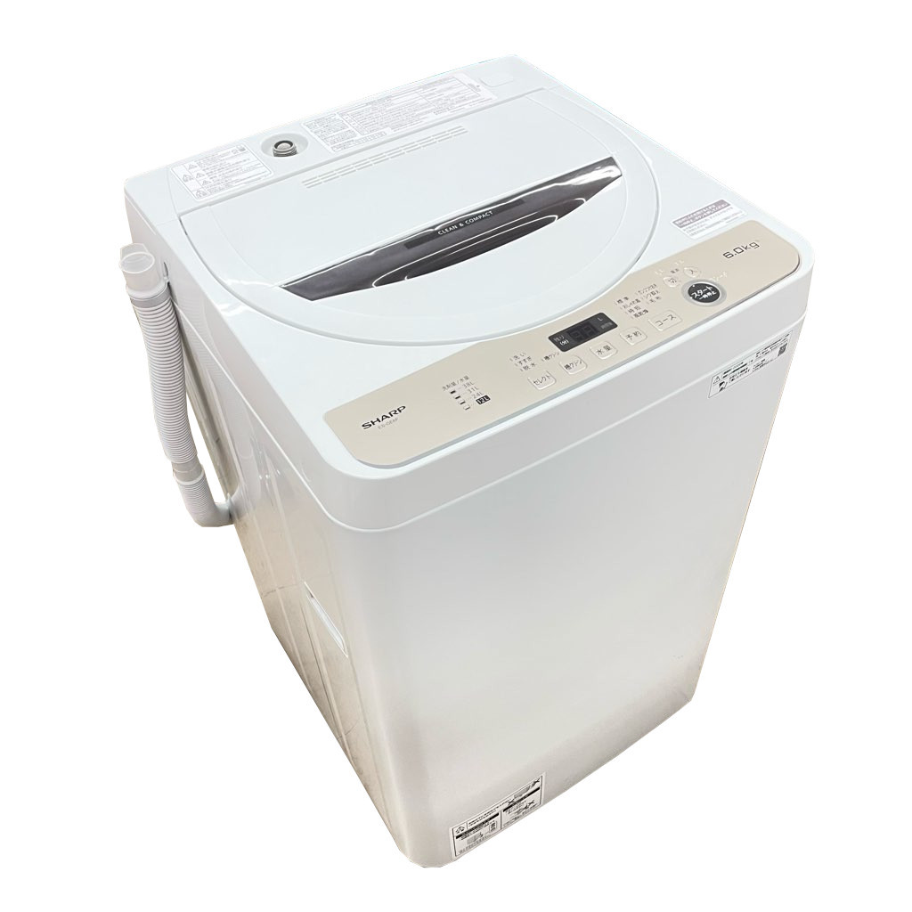 SHARP 全自動洗濯機 ES-GE6F-T （ブラウン系） 洗濯機本体の商品画像