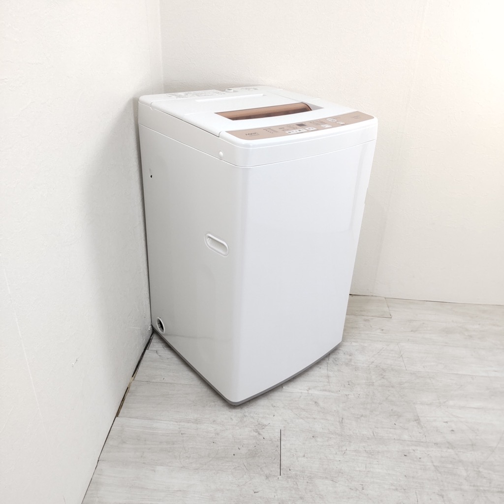 ★送料無料★極上超美品★AQUA 6kg 洗濯機【AQW-KS6G】FYI3 AQUA 全自動洗濯機 AQW-KS6G（P） （ピンク） 洗濯機本体 - 最安値