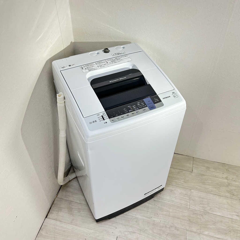 HITACHI NW-70C(W) 縦型洗濯機 7kg 白い約束 日立 白い約束 全自動洗濯機 NW-70C（W） （ピュアホワイト） 白い約束