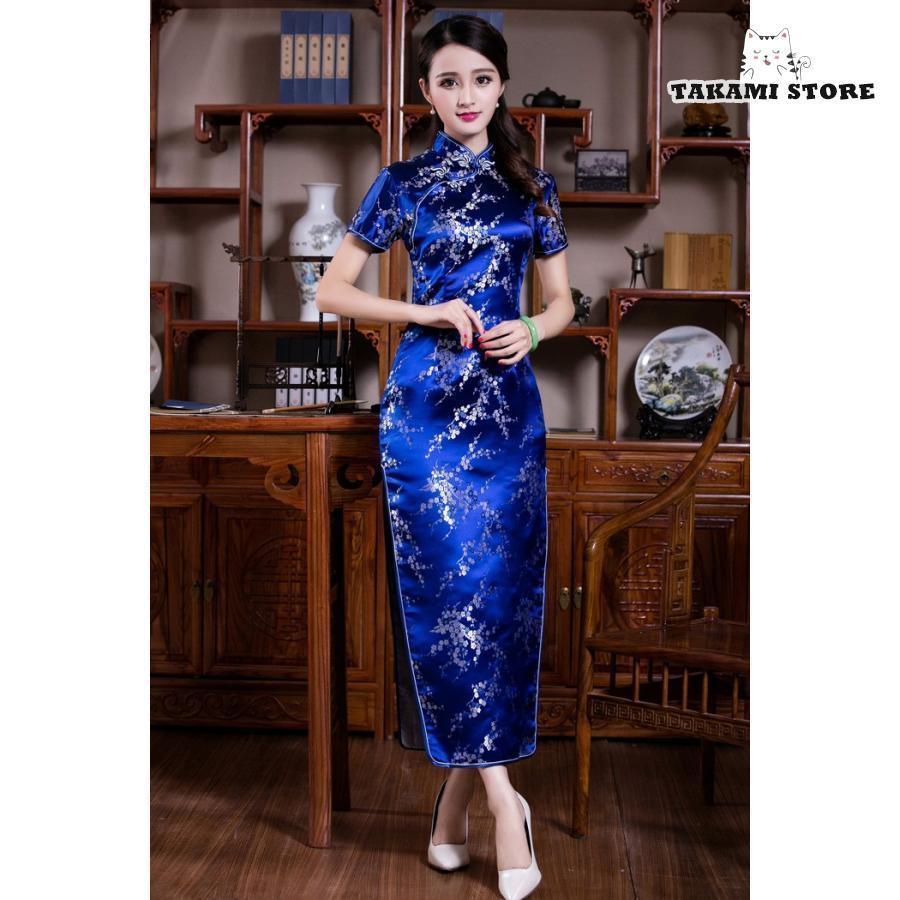  China dress long short sleeves China dress manner One-piece large . size cosplay costume play clothes costume tea ina clothes 