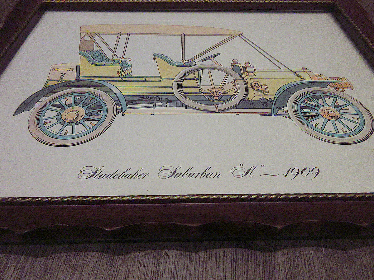  Vintage *Studebaker Suburban 1909 art *240319j3-sign collection miscellaneous goods interior 