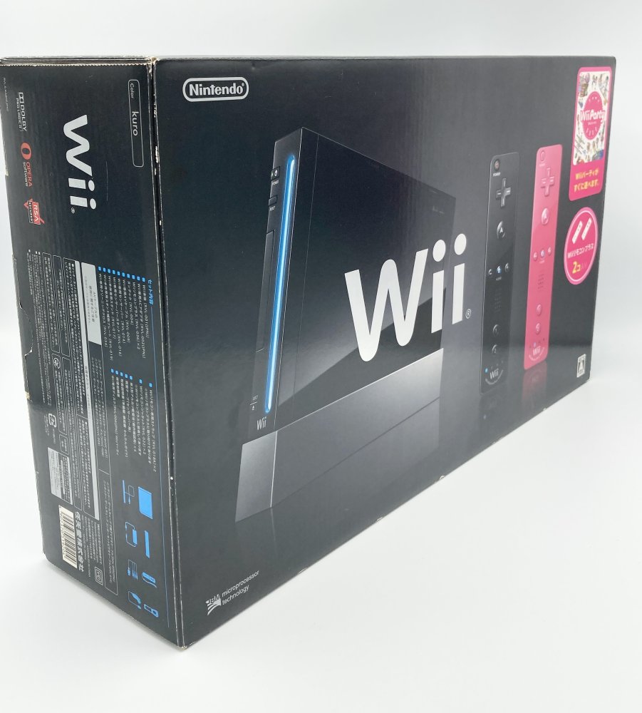 任天堂 Wii本体 クロ 専用コントローラ Wiiリモコンプラス2本 Wii