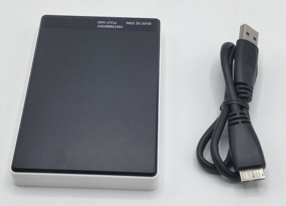 I-O DATA HDPH-UTV2K カクうす カクうす Lite HDD、ハードディスク