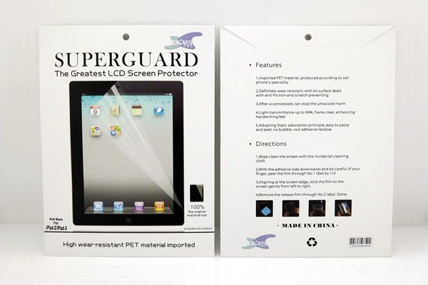 ( бесплатная доставка )iPad2/iPad3/iPad4 для жидкокристаллический защитная плёнка ( экран протектор ) anti g редкость низкий отражающий specification 