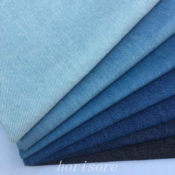  ткань Denim cut продажа хлопок 100% одноцветный ткань рукоделие ручная работа ткань простая ткань оттенок голубого 7 цвет ширина 150cm1m единица измерения 